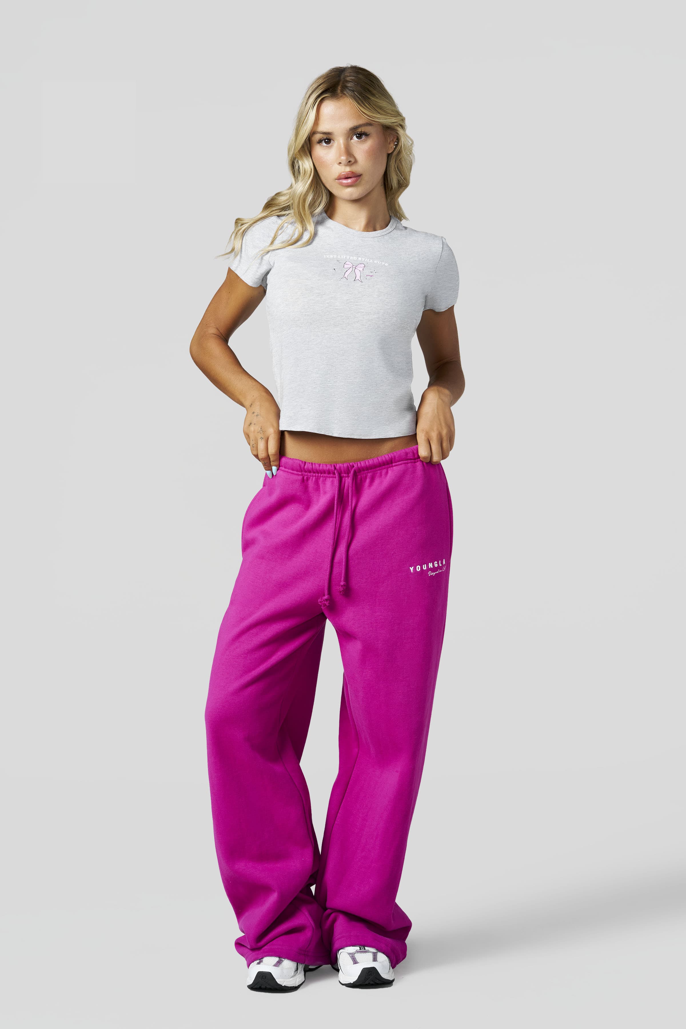 W4336 gym girl baby Tee