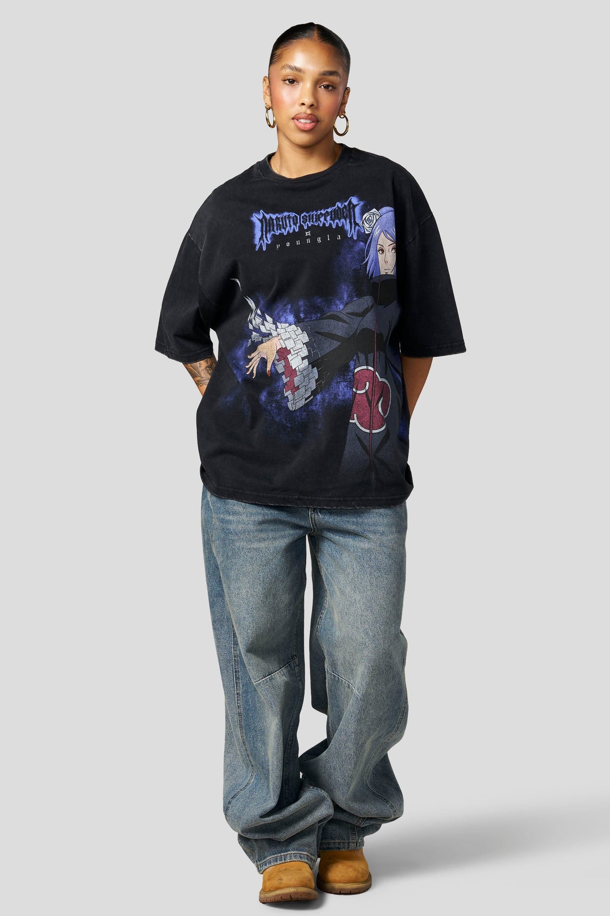 W4360 - Naruto Washed Tee