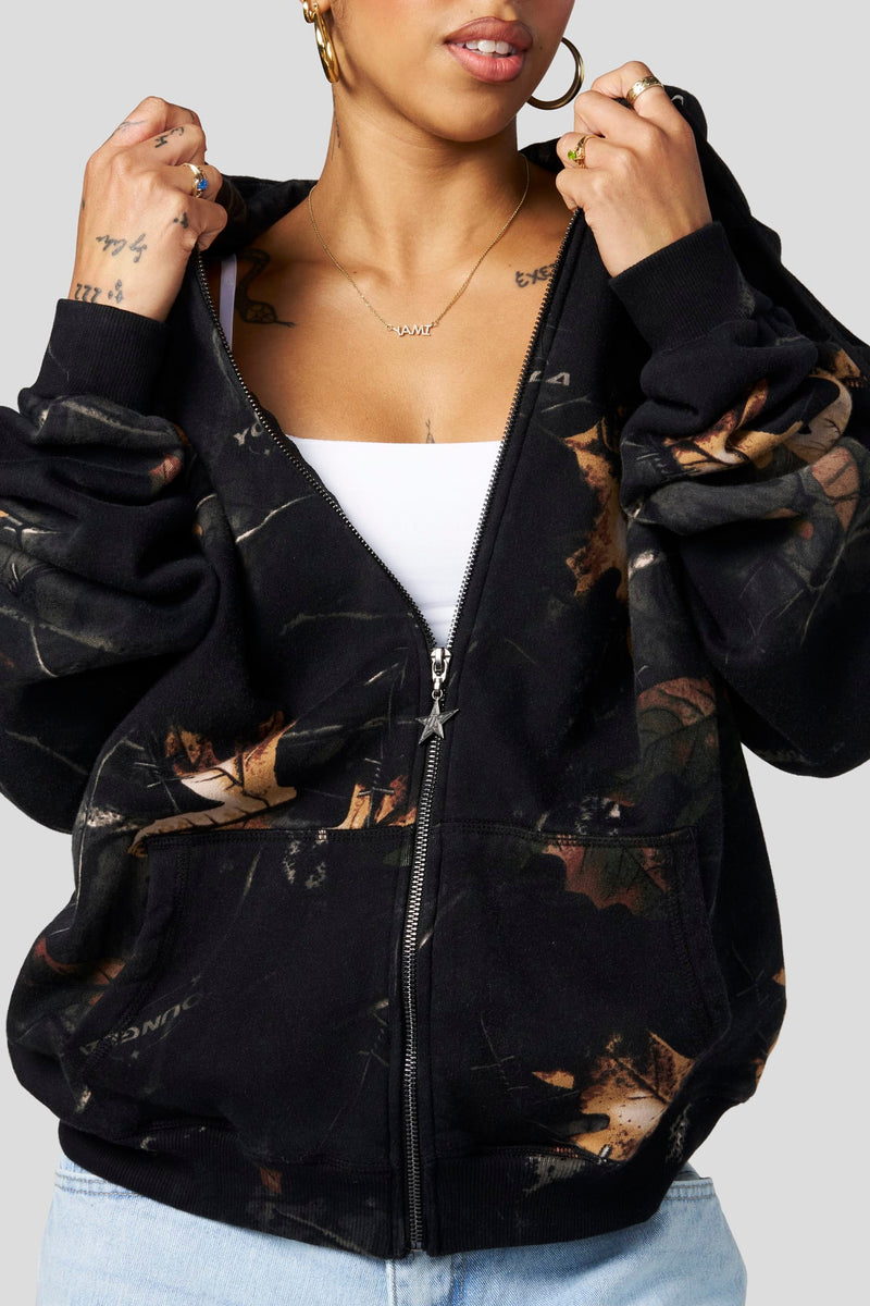 W533 Flashback Zip Hoodie