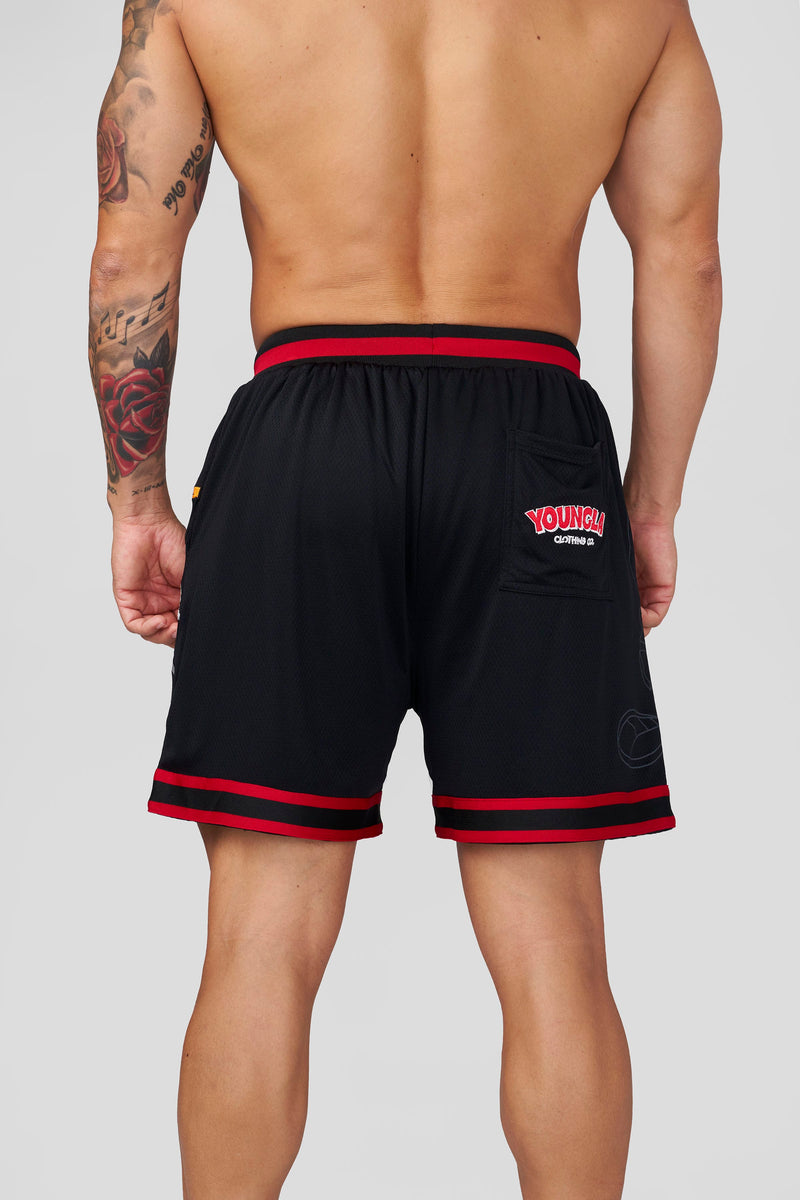 1071 - Looney Tunes Embroidered Patch Shorts - July 7th