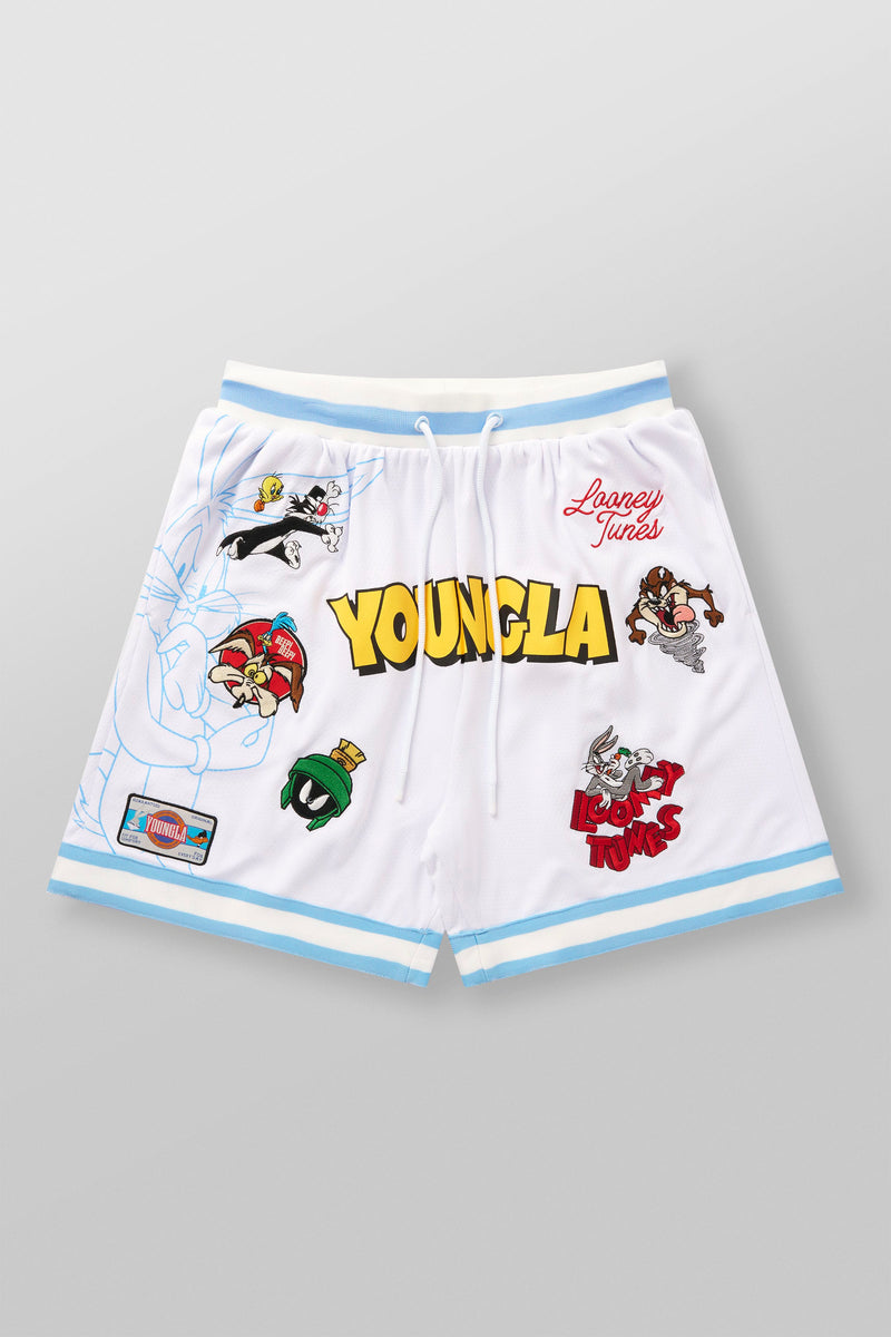 1071 - Looney Tunes Embroidered Patch Shorts - July 7th