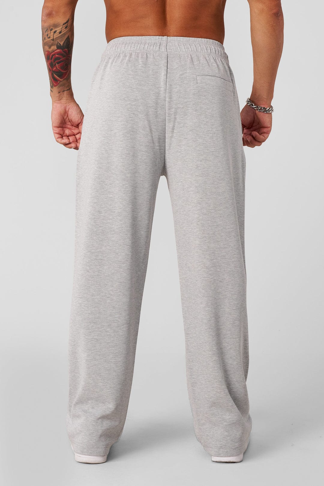 2141 Soft AF No Cuff Sweats, straight-leg and luxuriously soft — relaxed, stylish, and comfortable for everyday wear in color Heather Grey