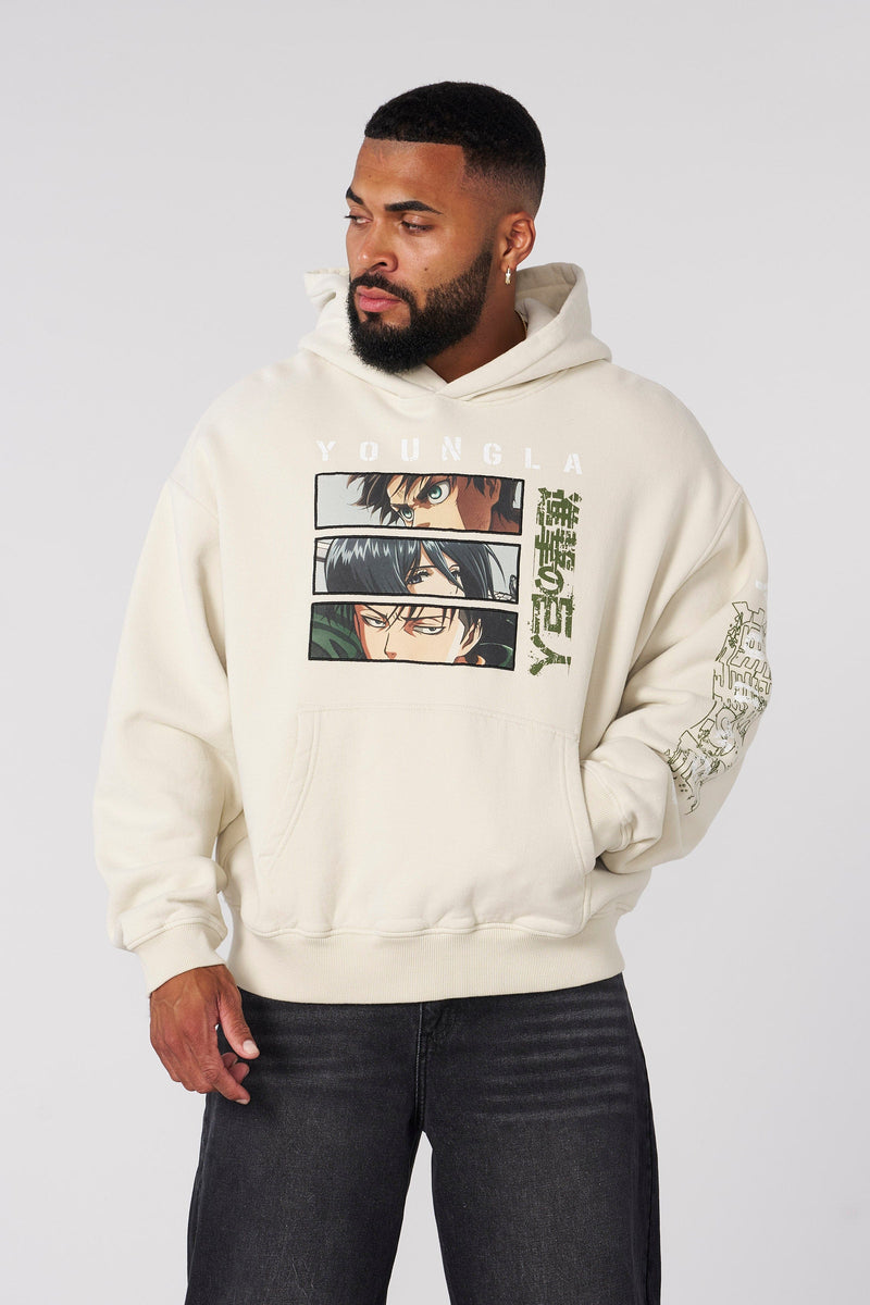 5129 - AOT© x YLA Pullover Hoodies