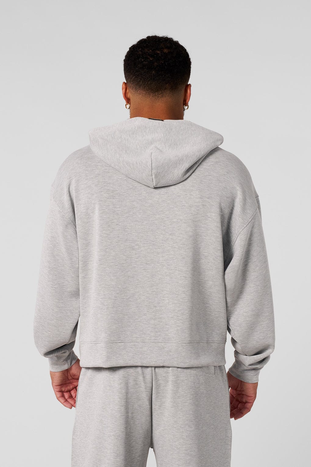 5215 Soft AF Zip Up, lightweight and breathable with ultra-soft fabric — comfortable for layering or wearing solo in Heather Grey color