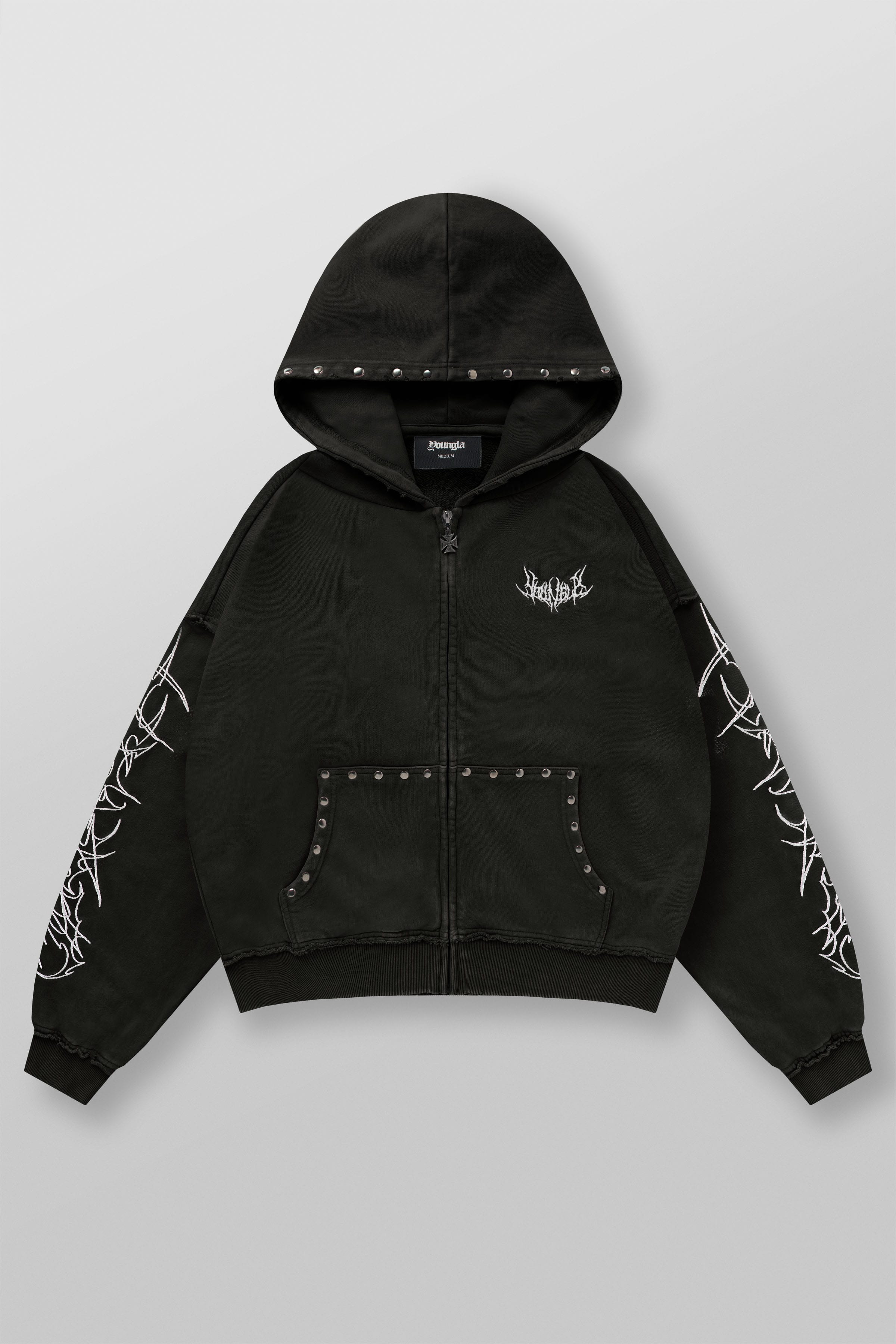 5232 - Tribal Stud Zip-Ups