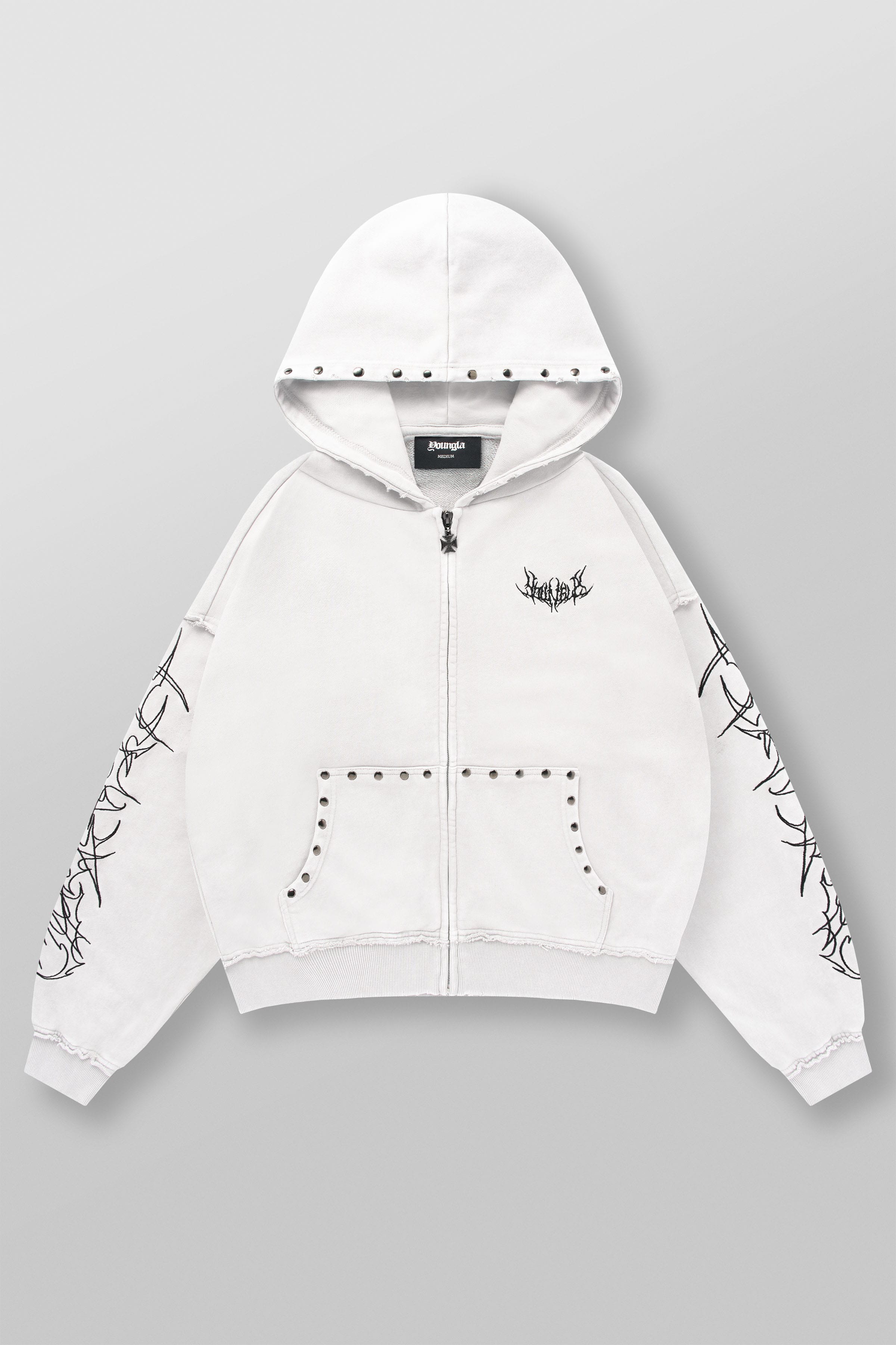 5232 - Tribal Stud Zip-Ups