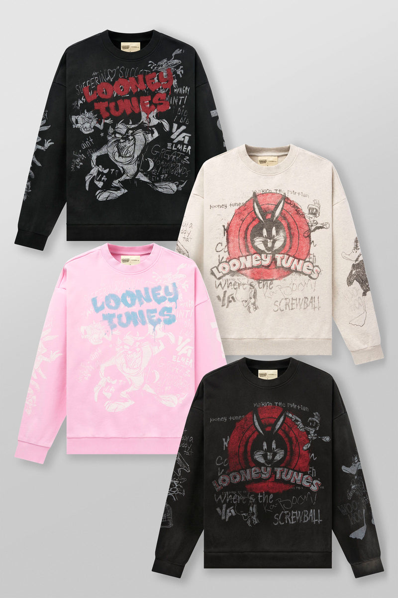 5256 - Looney Tunes Graffiti Crewnecks - July 7th
