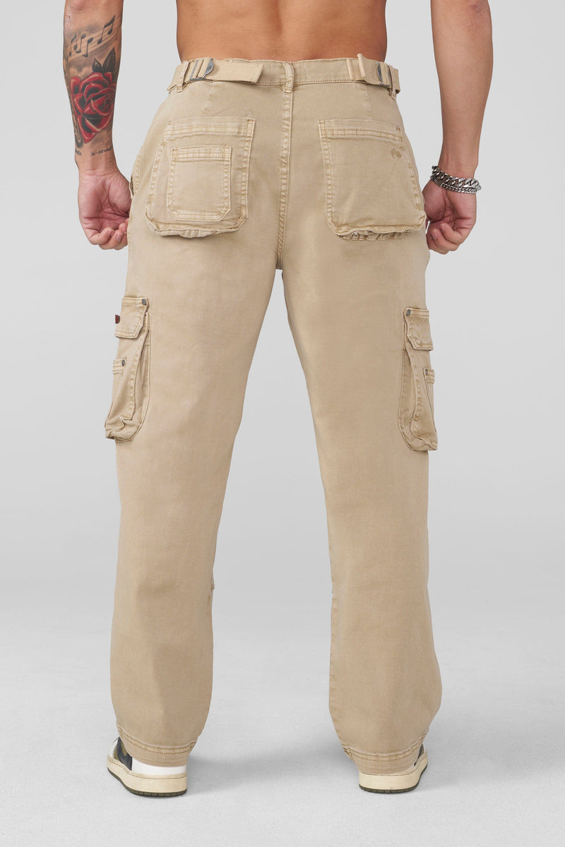 6032 - Old Money Twill Cargo Pants