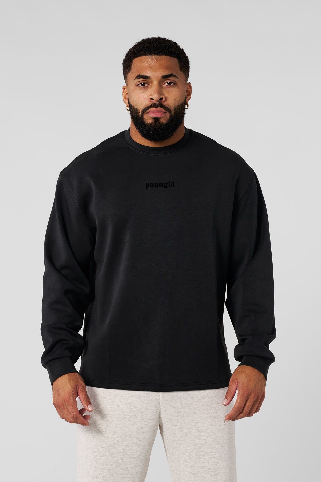 8078 - Soft AF Longsleeves - ultra-soft, breathable long sleeve topfor all-day comfort in colour Black.