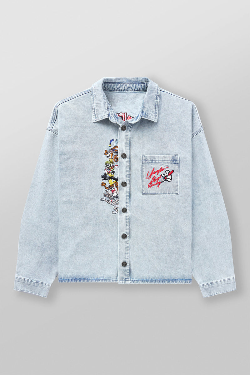 8112 - Looney Tunes Denim Shirt - July 7th