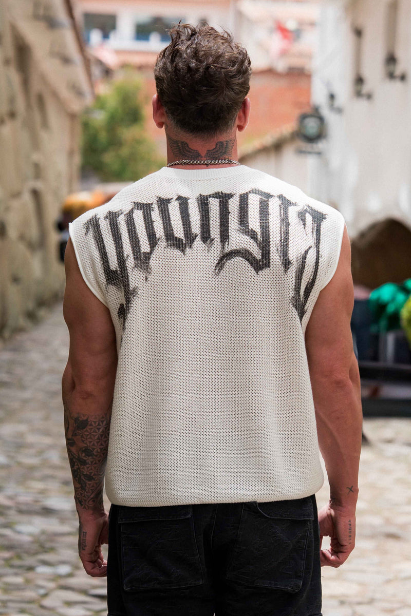 3012 - Drop Shoulder Knit Cut-Off