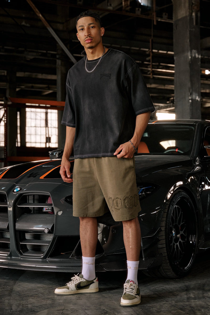 1027 - Patchwork Shorts - April 9th