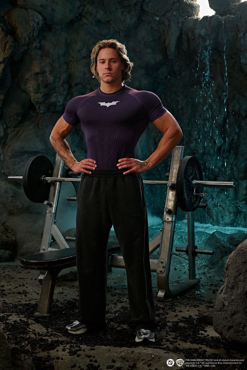 4259 - Batman Compression Tees - Purple Limited Edition - APP ONLY
