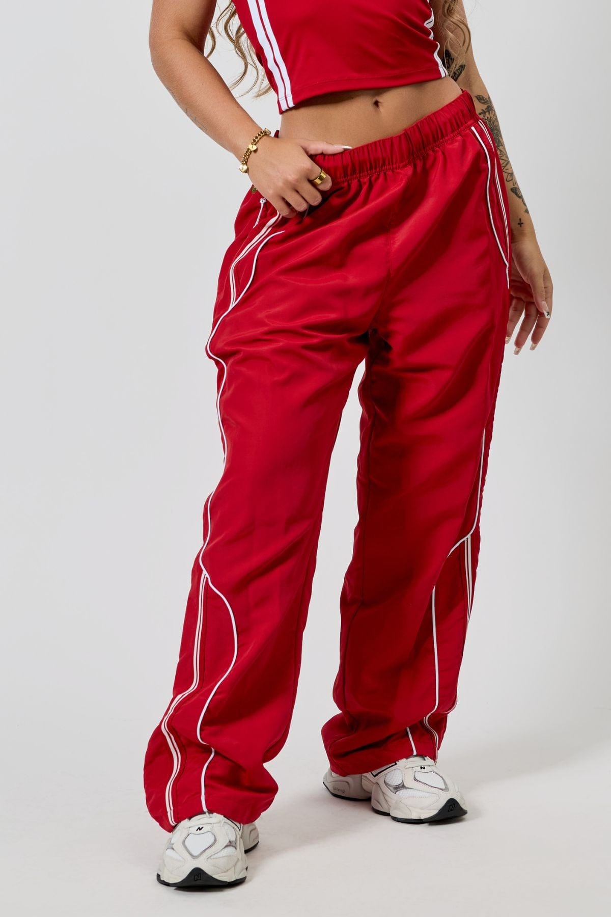 トップス World Famous Track Pant Supreme World Famous Jacquard Track Pant Black Men's - FW22 - US