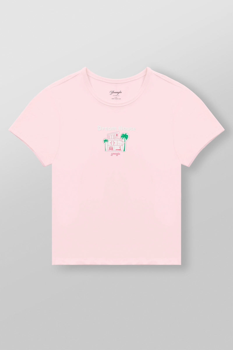 W4336 gym girl baby Tee