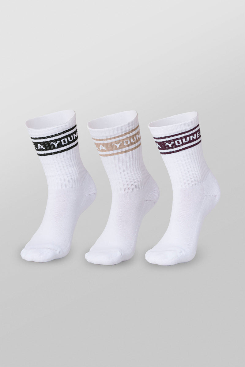 W638 - Elevate crew socks - Soft and supportive crew socks with compressive fit and classic crew height, designed for all-day comfort and secure wear.