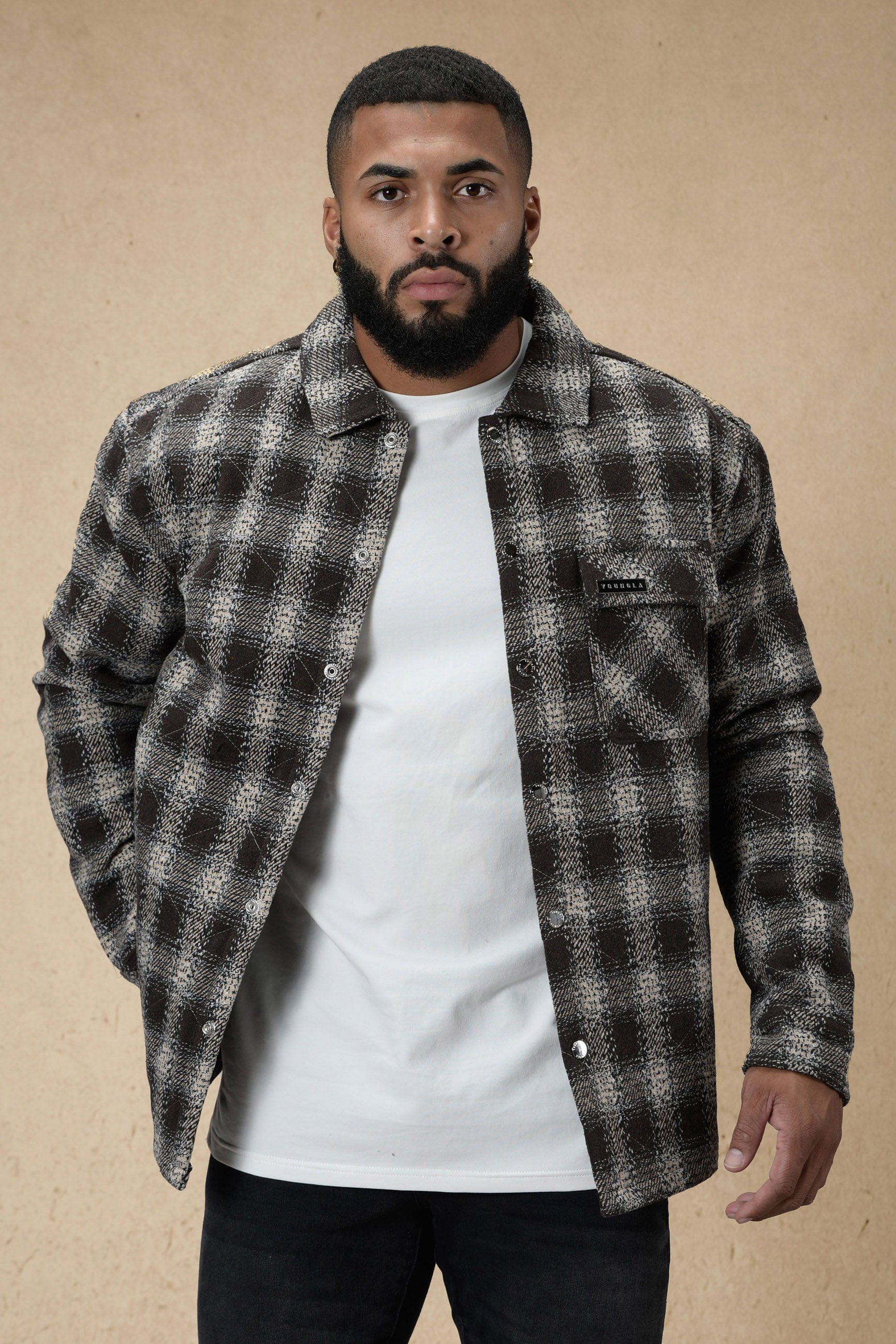 556 High Profile Flannel Jacket YoungLA 556-high-profile-flannel-jacket-youngla