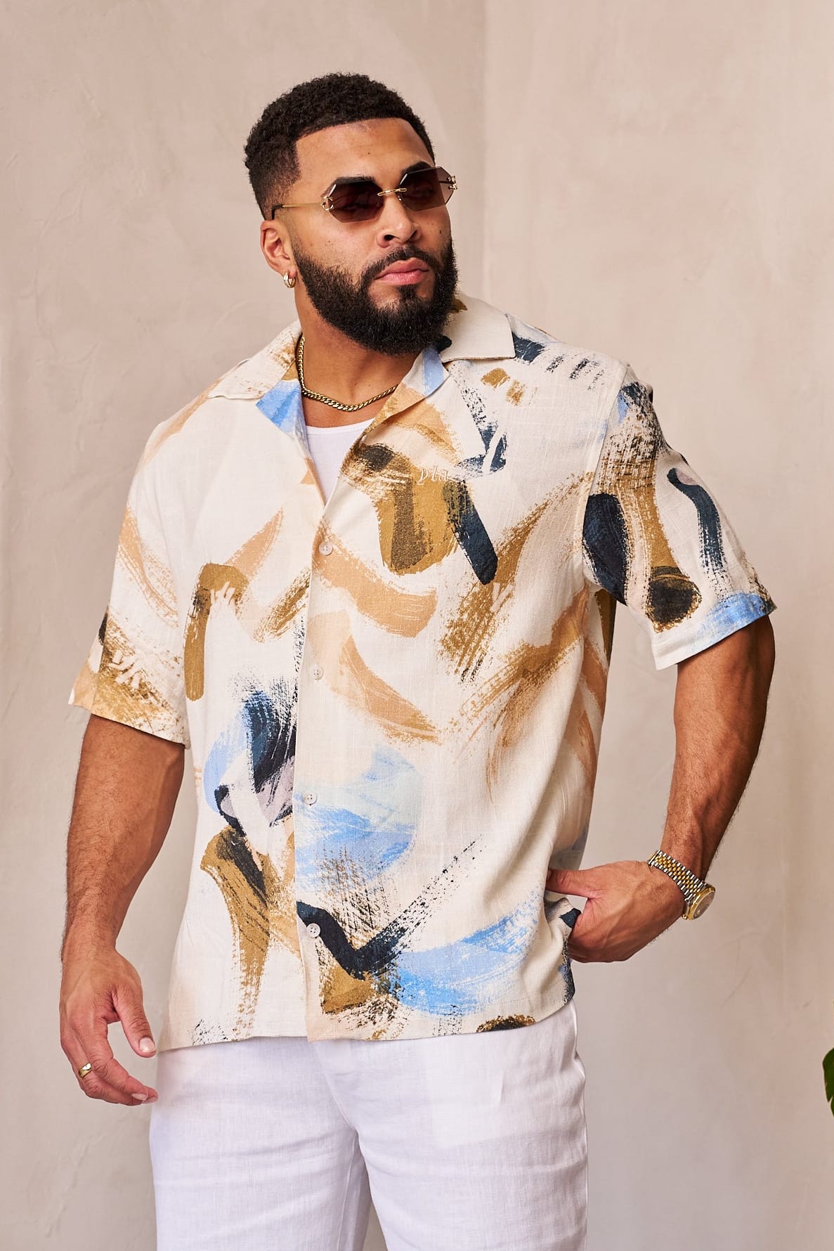 YoungLA 4087 - Riviera Art Button-Ups