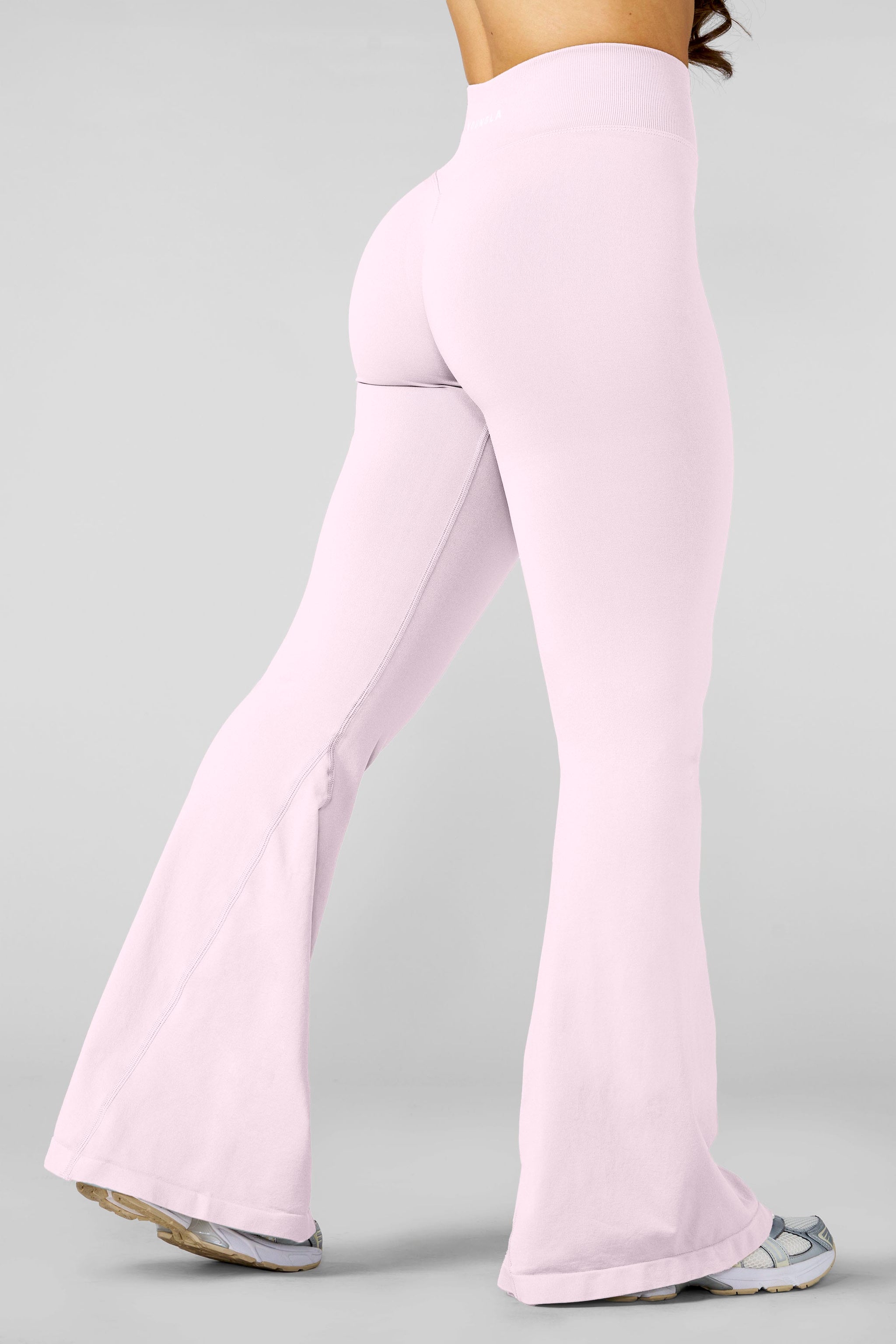 W2276 - Curve Seamless Flare Leggings (Short) from YoungLA - $58