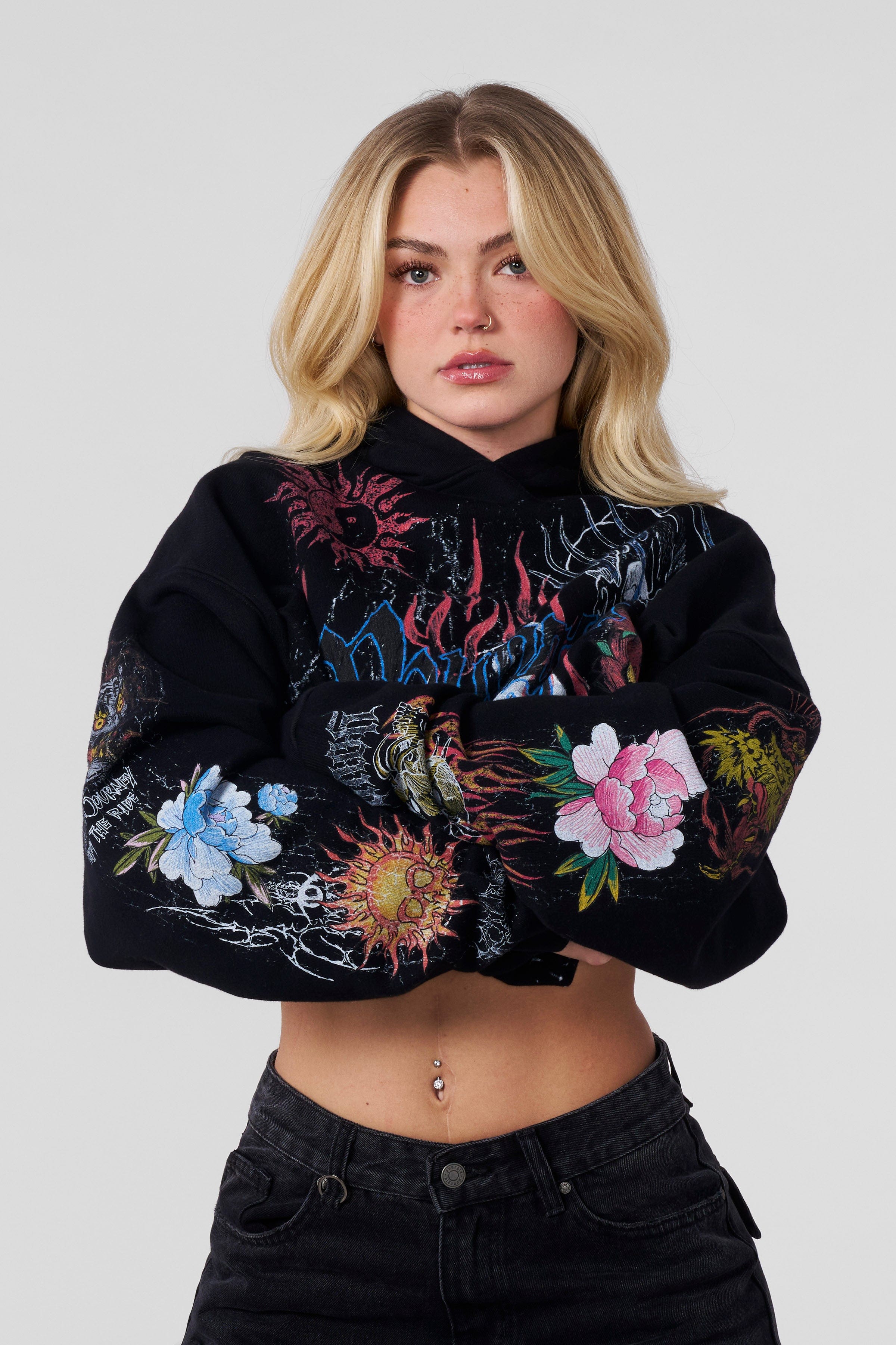 W562 Scribble Hoodie