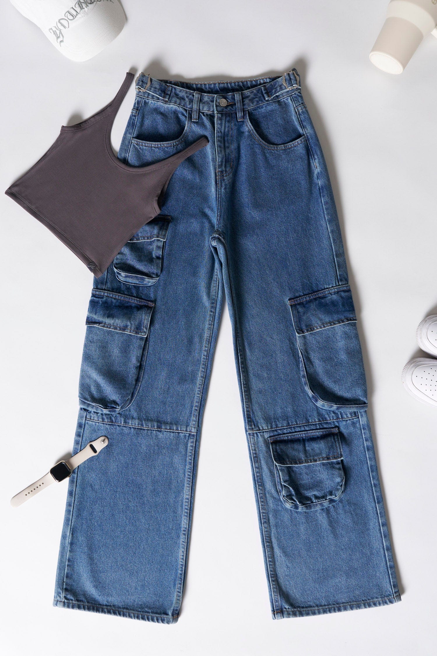 W242 Straight Leg Cargo jeans
