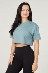 W426 - Not So Basic Cropped tee