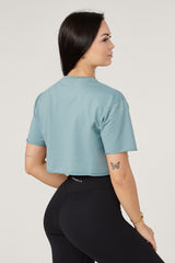 W426 - Not So Basic Cropped tee