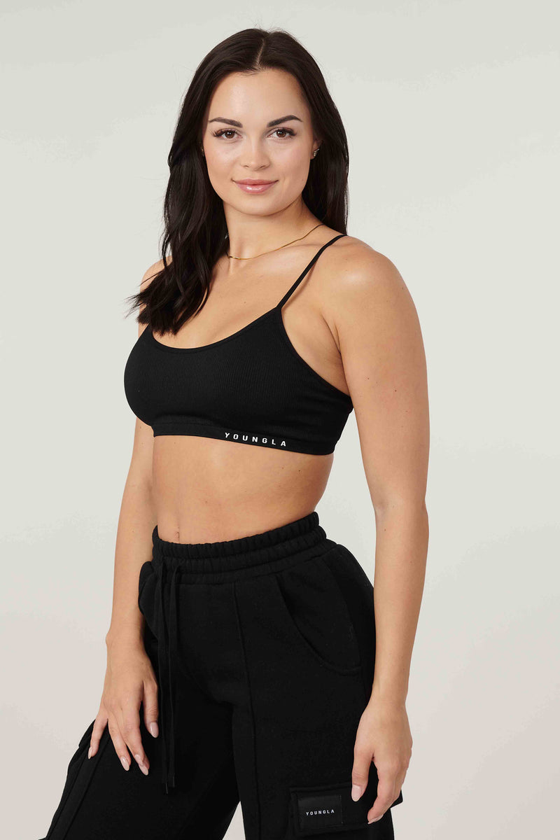 W316 Ribbed Sports Bra