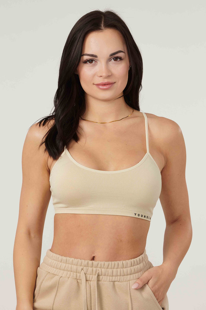 W316 Ribbed Sports Bra