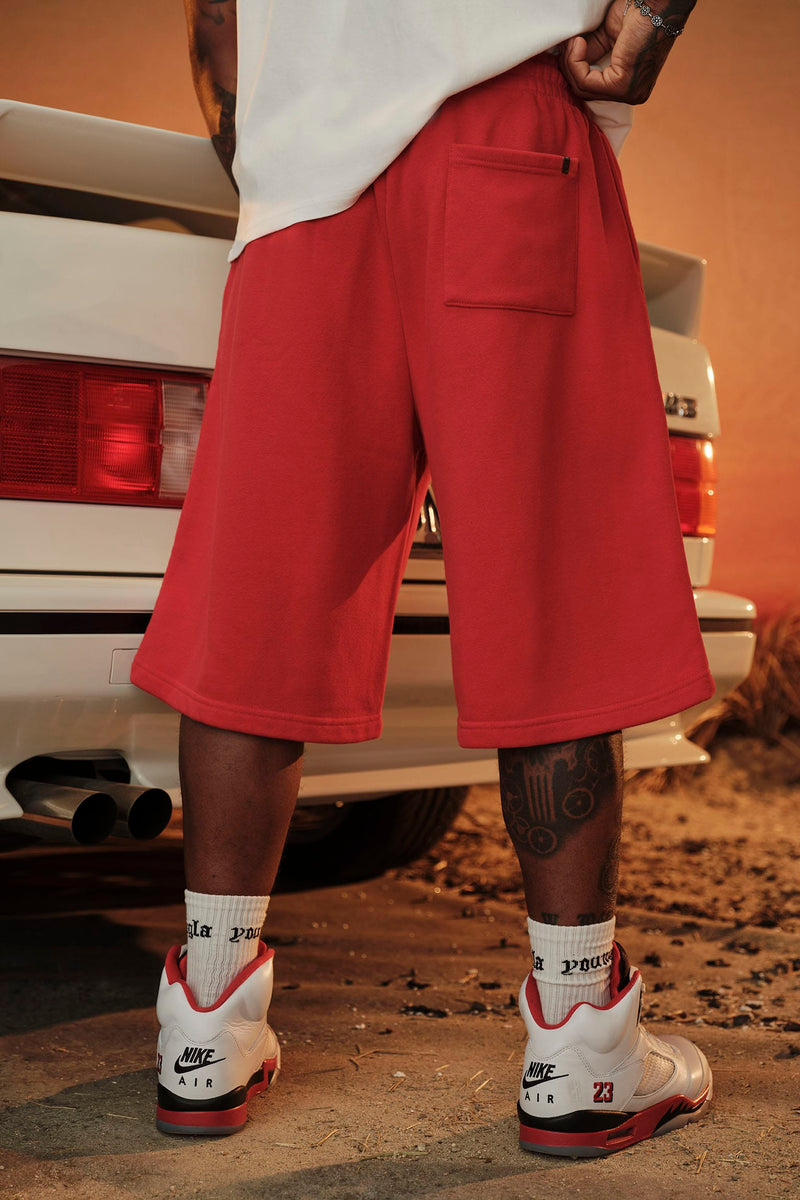 1107 - Extra Long Baggy Shorts