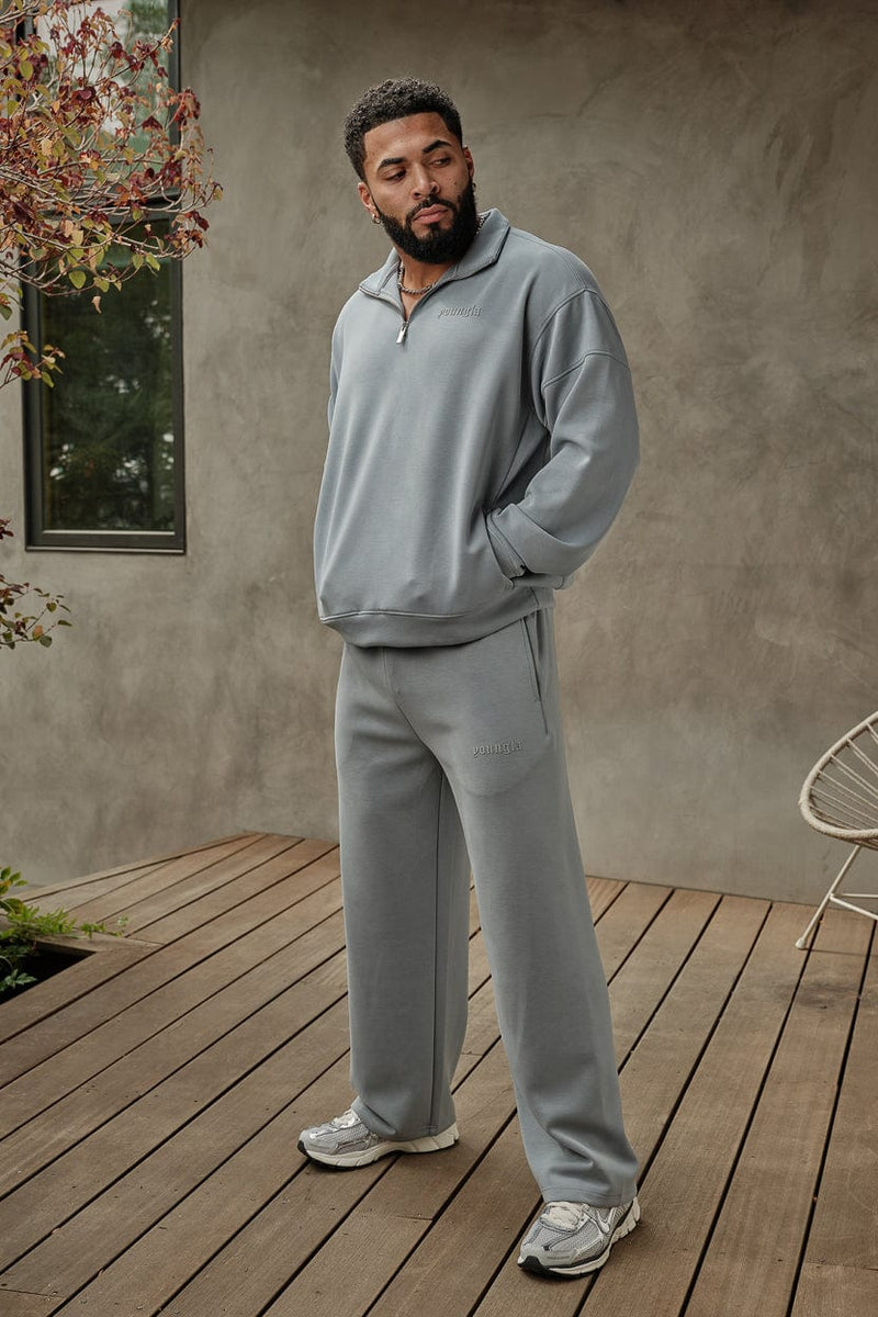 2141 Soft AF No Cuff Sweats, straight-leg and luxuriously soft — relaxed, stylish, and comfortable for everyday wear in color Sky Blue