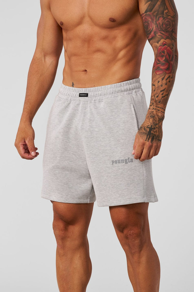 1024 - Soft AF Shorts - lightweight, soft, and flexible shorts with a relaxed fit and deep pockets, offering all-day comfort and effortless style in colour Heather Grey.