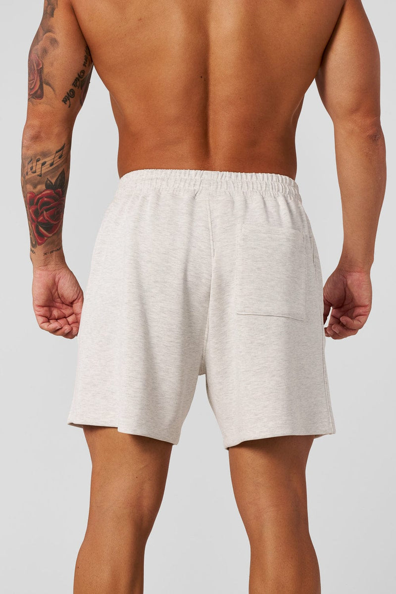 1024 - Soft AF Shorts - lightweight, soft, and flexible shorts with a relaxed fit and deep pockets, offering all-day comfort and effortless style in colour Oatmeal.