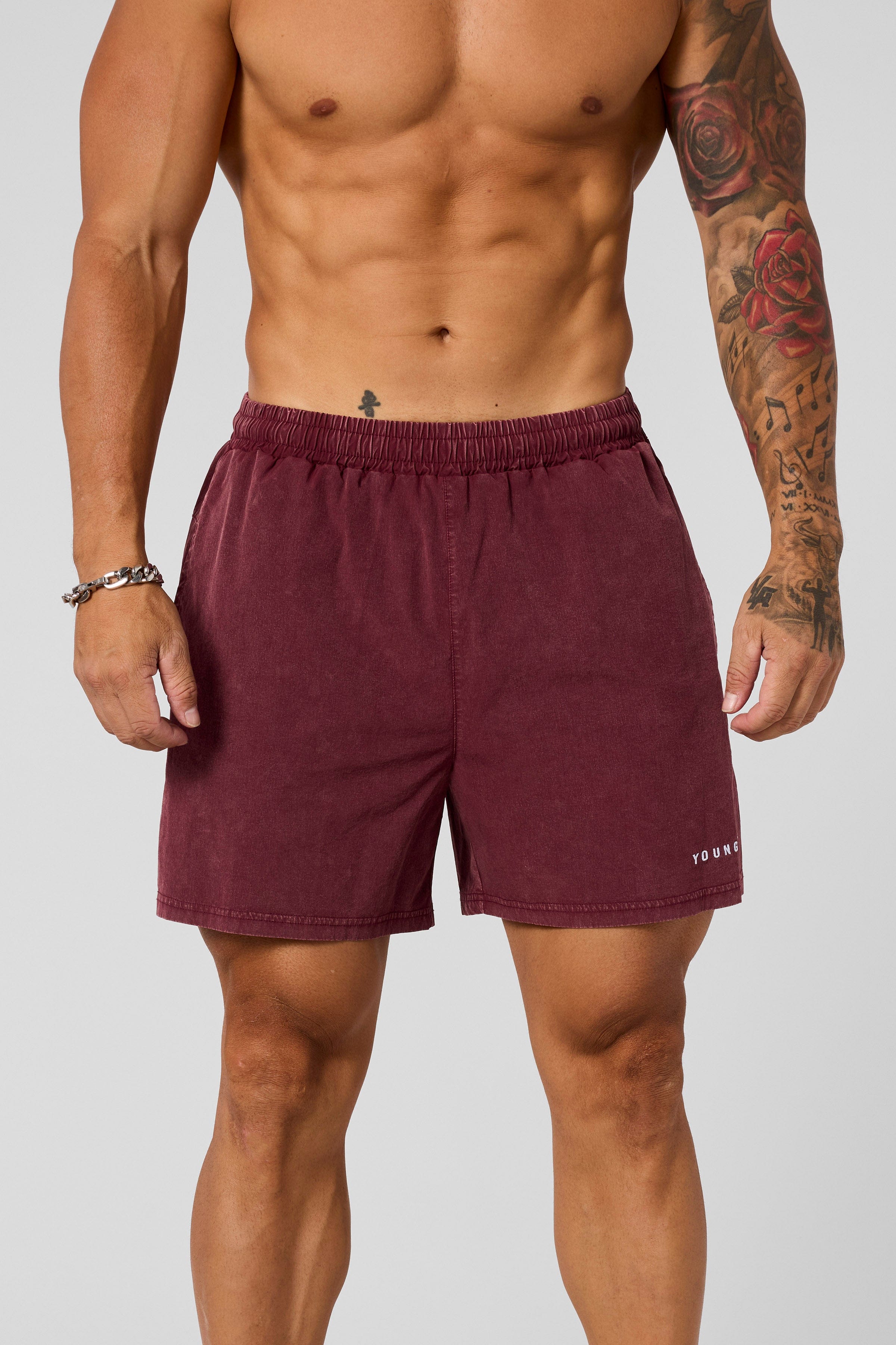 1043 - Washed Fitness Shorts