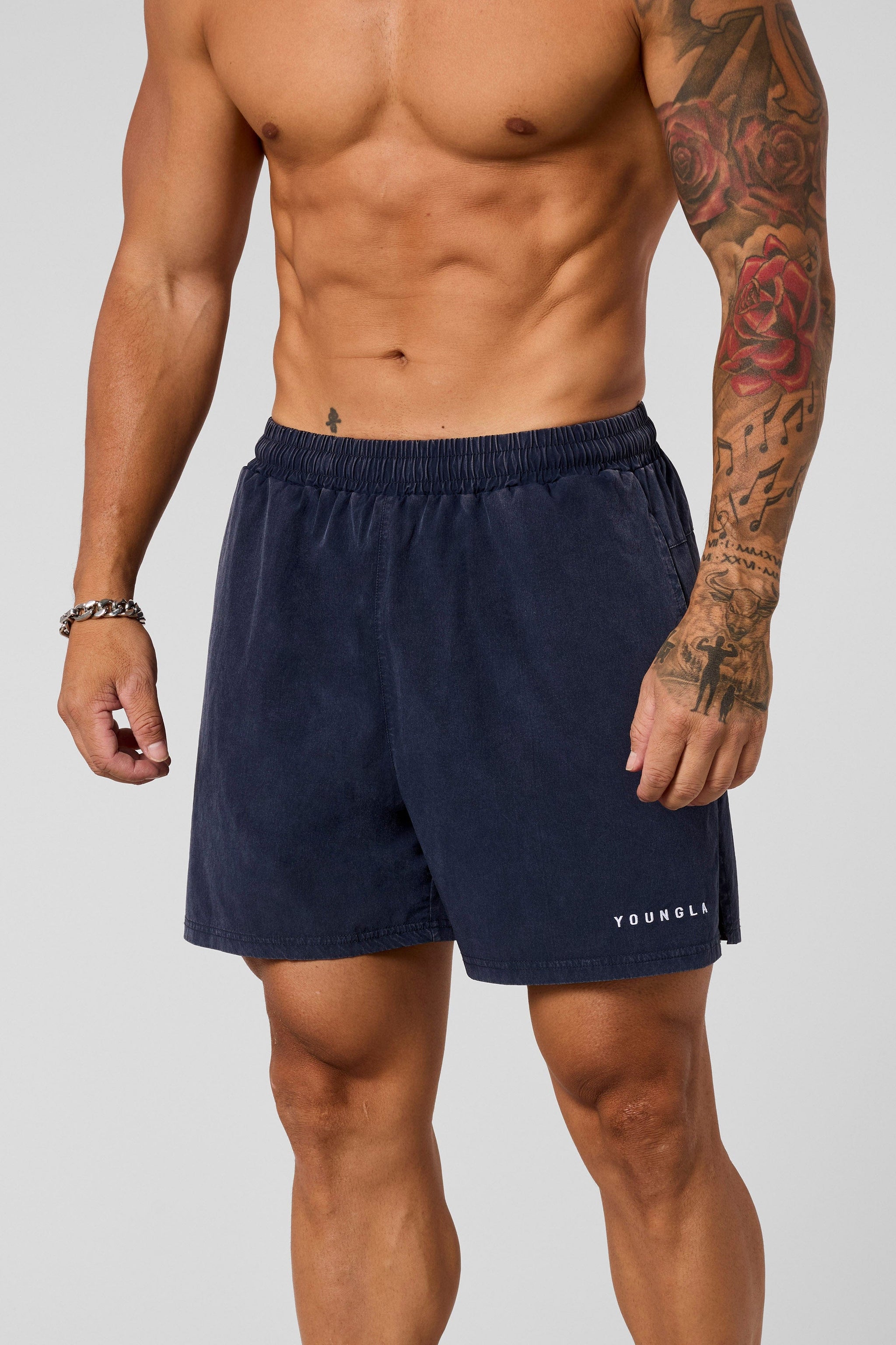 1043 - Washed Fitness Shorts