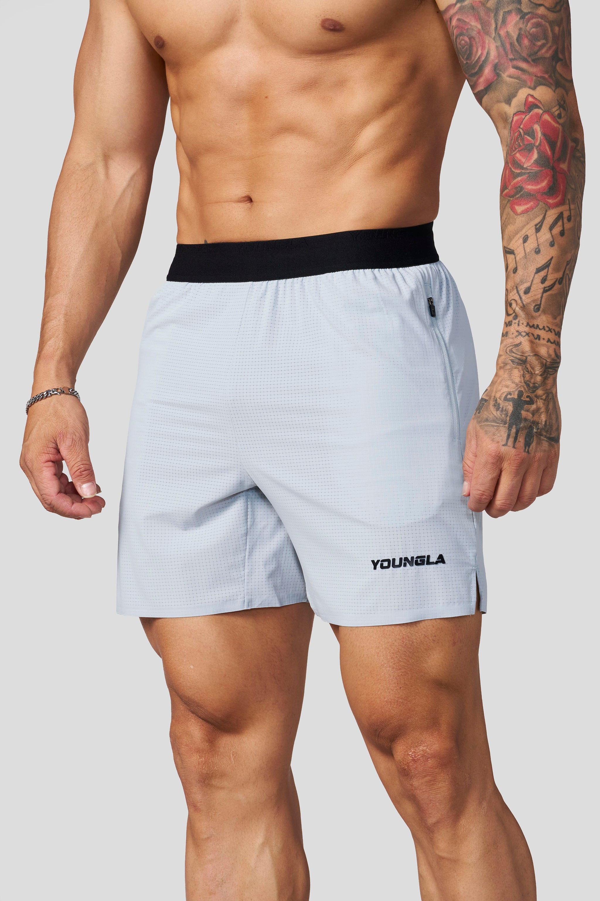 1059 - Ultra Lightweight Fitness Shorts - June 9th from YoungLA - $36