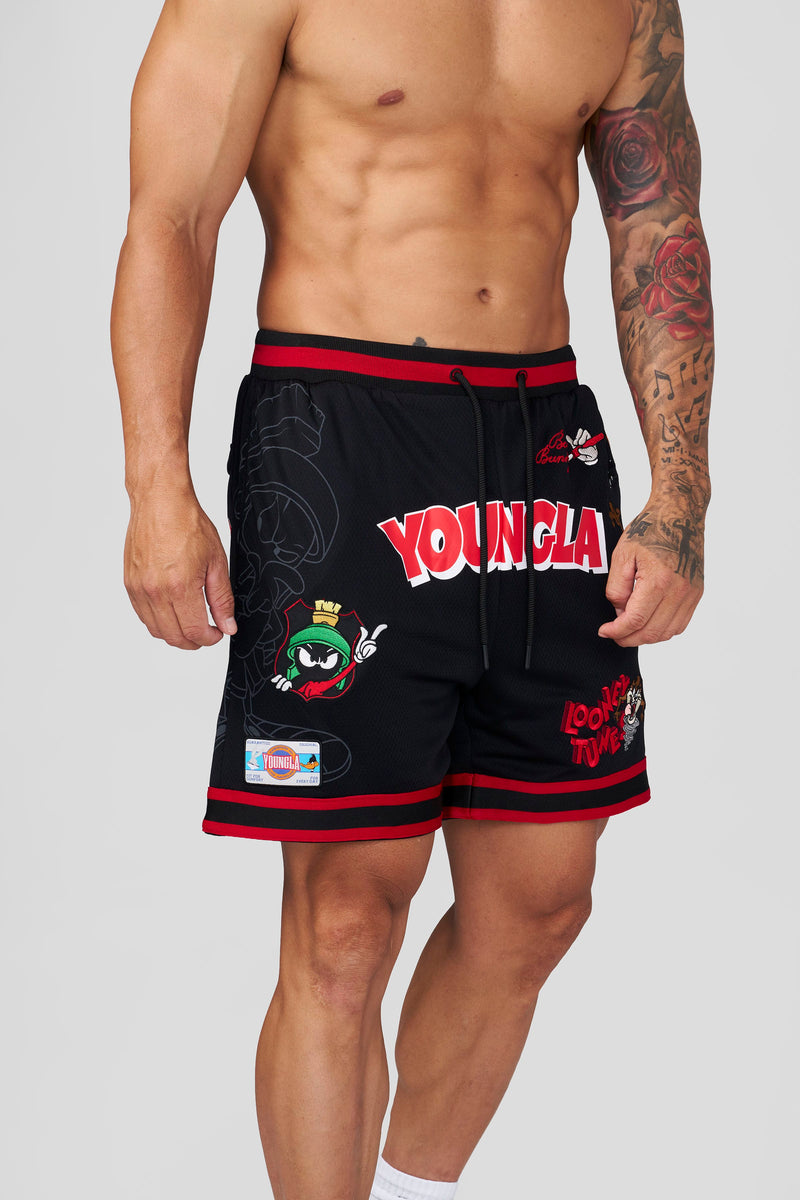 1071 - Looney Tunes Embroidered Patch Shorts - July 7th