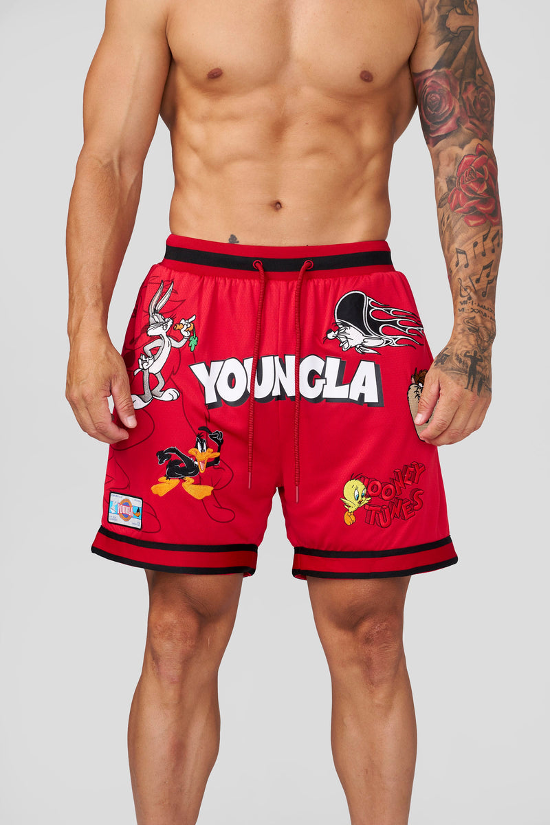 1071 - Looney Tunes Embroidered Patch Shorts - July 7th