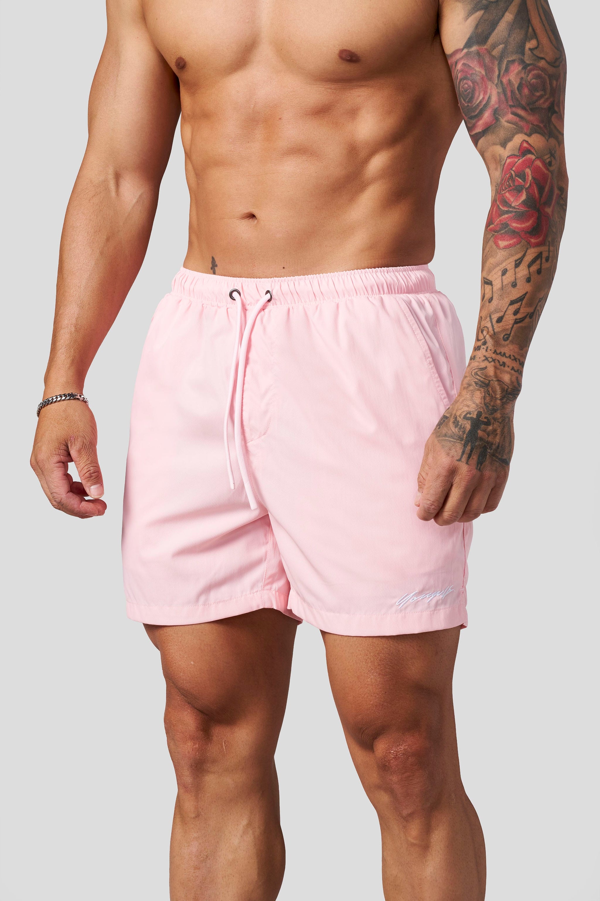 1082 - Silk Wave Swim Shorts - May 28th from YoungLA - $38