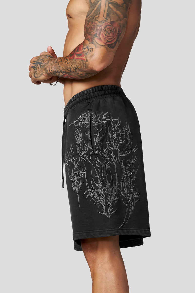 1093 - Cyberpunk Fleece Shorts