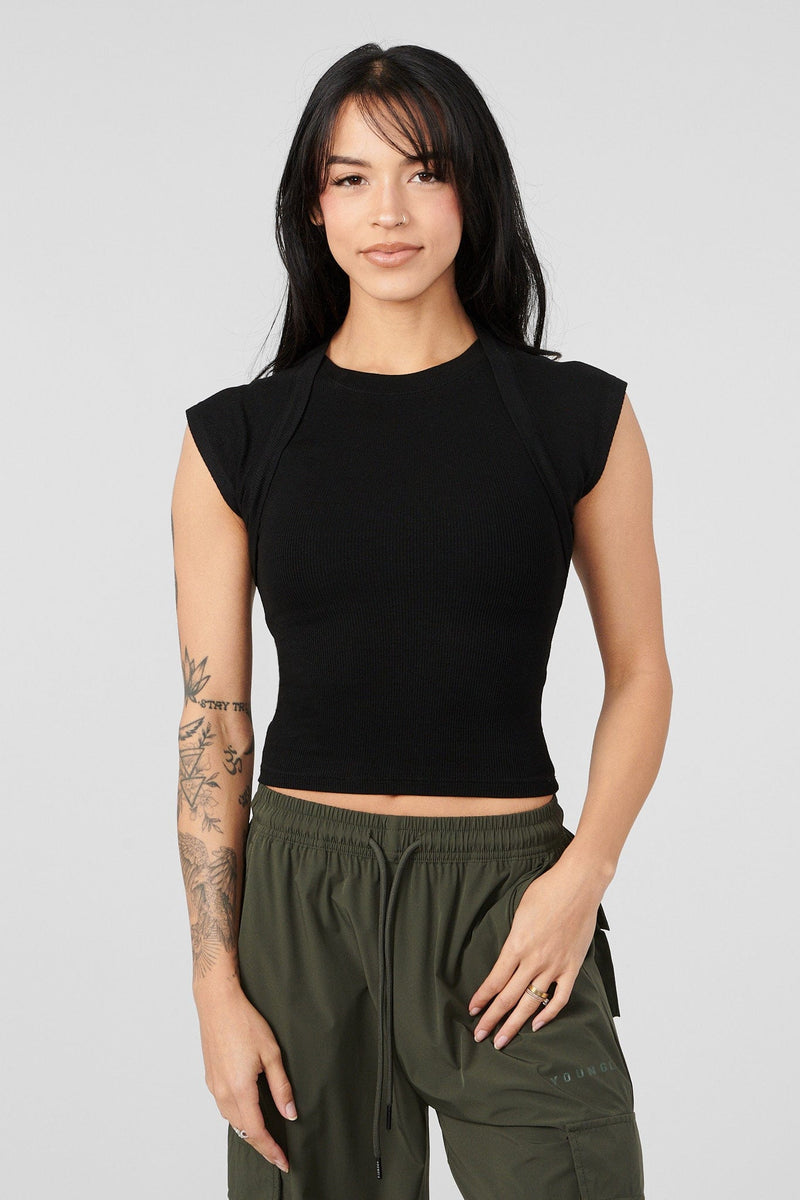 W414 Luxe Ribbed Tee