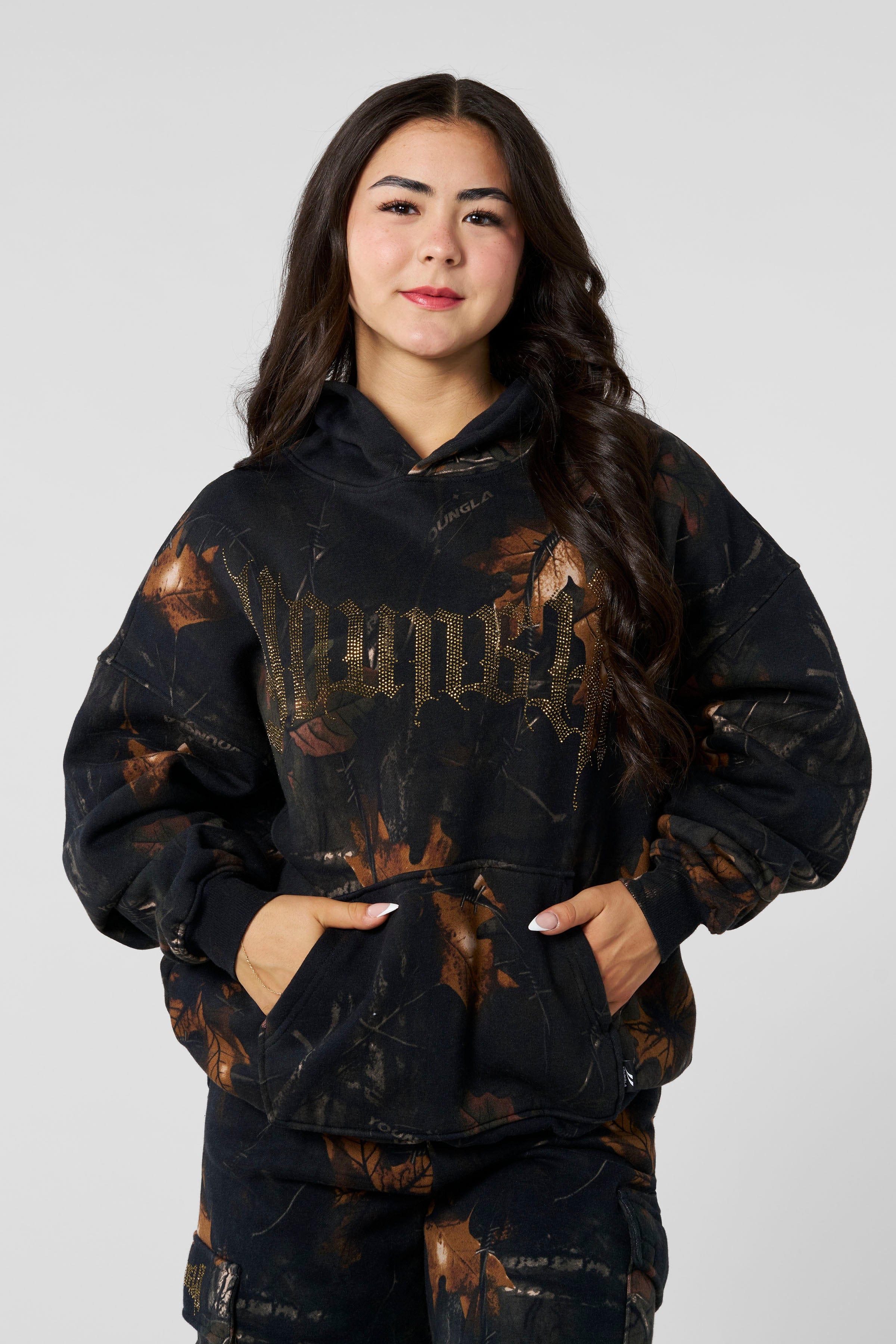 W5168 - Camo Bling Hoodie - October 30th