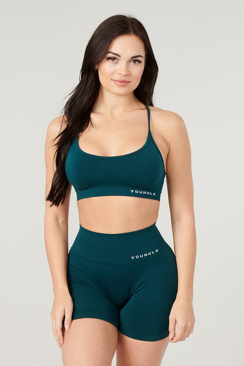 Seamless Sports Bra - Walnut – Nicky Kay