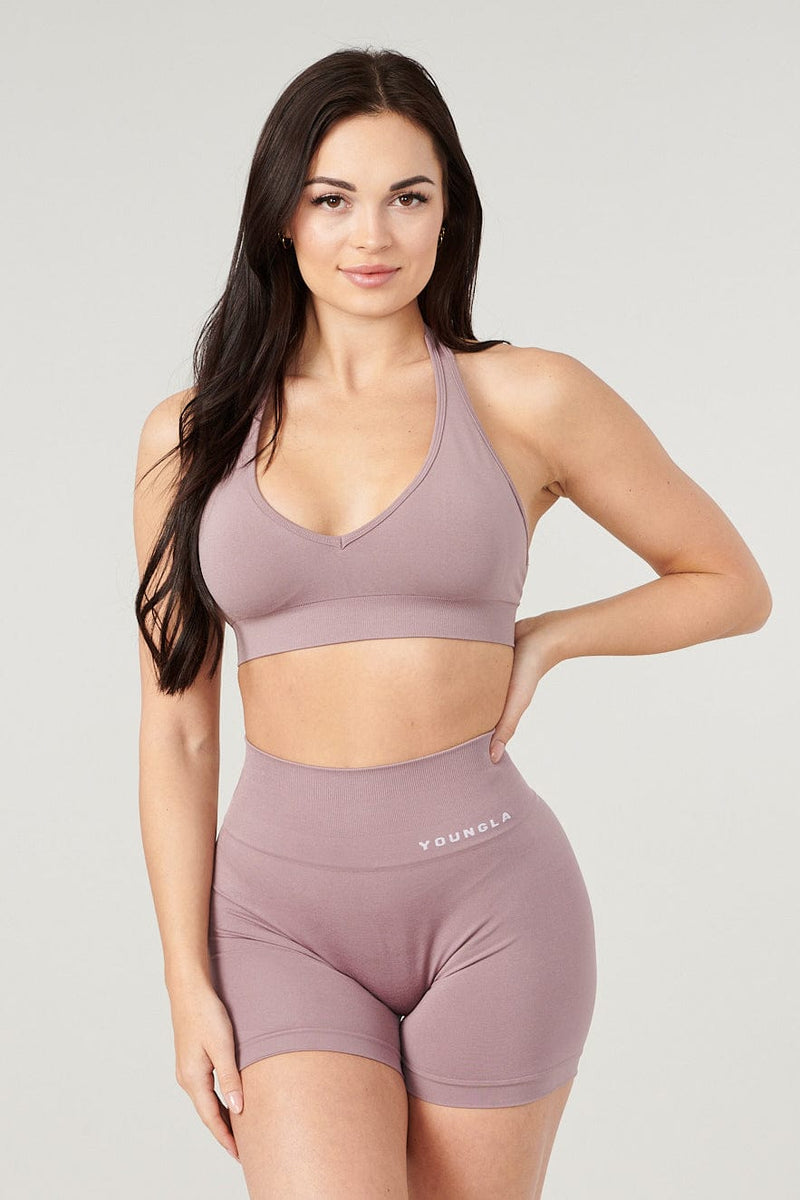 W328 - Core Seamless Halter sports bra