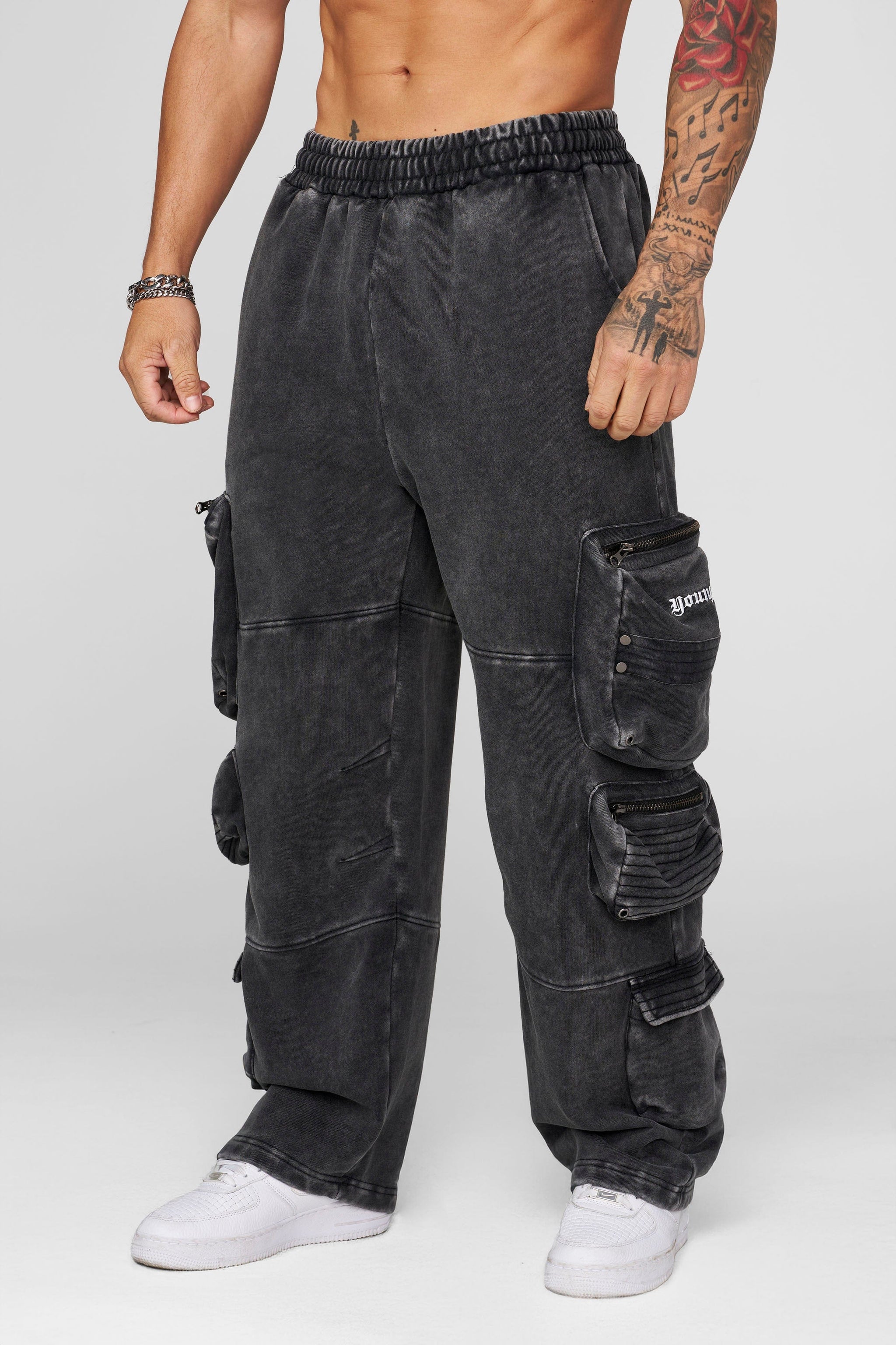 2027 - Stacked Cargo Sweats
