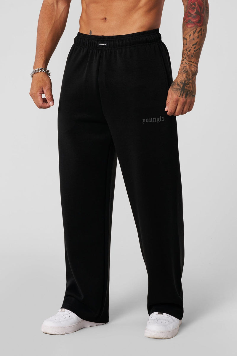 2141 Soft AF No Cuff Sweats, straight-leg and luxuriously soft — relaxed, stylish, and comfortable for everyday wear in color Black