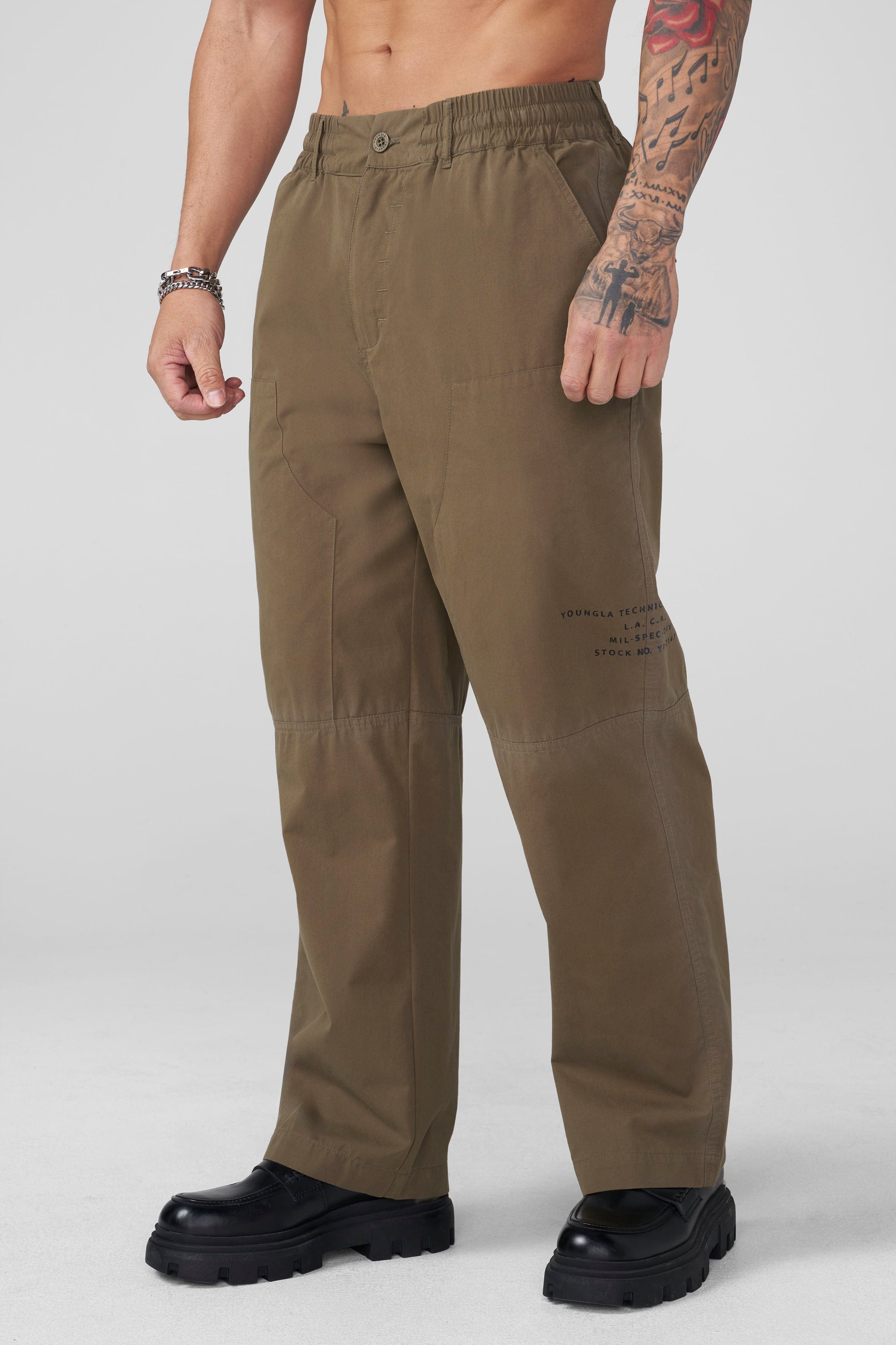パンツ House on the Hill Parent Pants argyle S 2147_olive_002_02_10_rudy_ecom