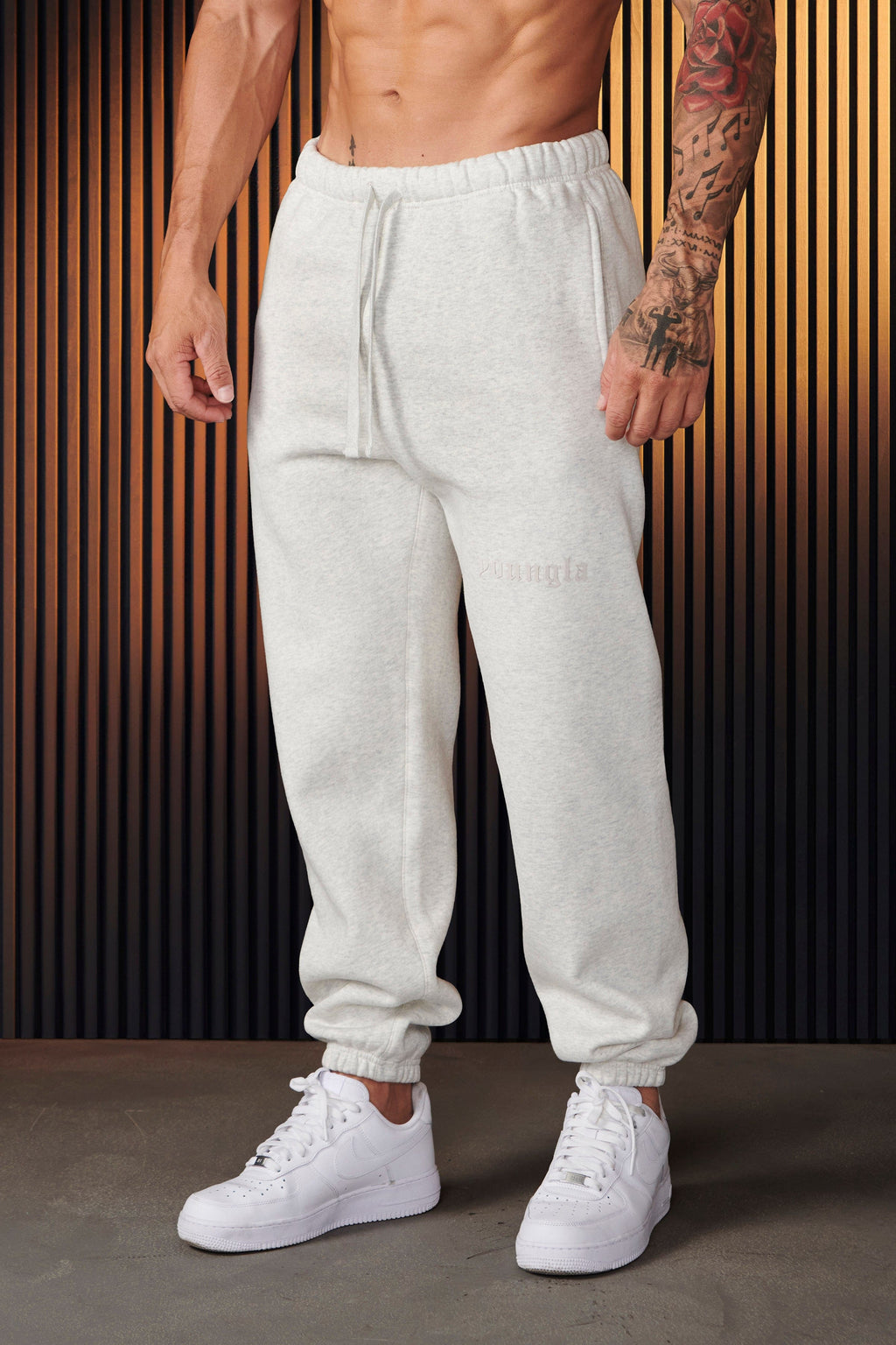 Pantalones Jogger Youngla Originales - 228 Cloud Hombre Beige