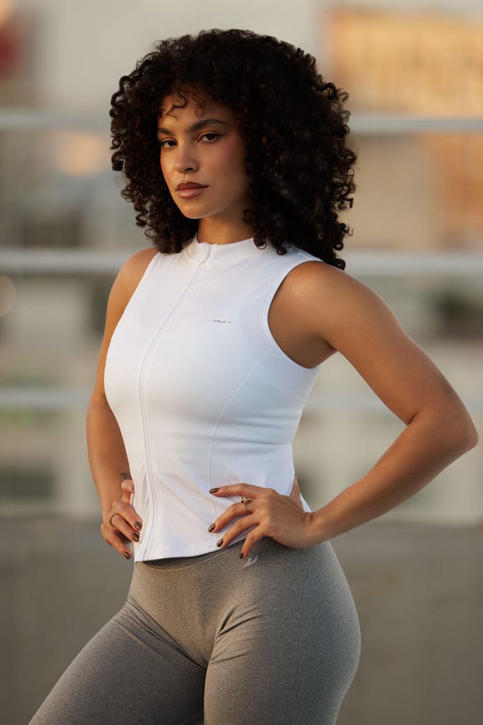 W4342 - Pulse Seamless Zip Tank