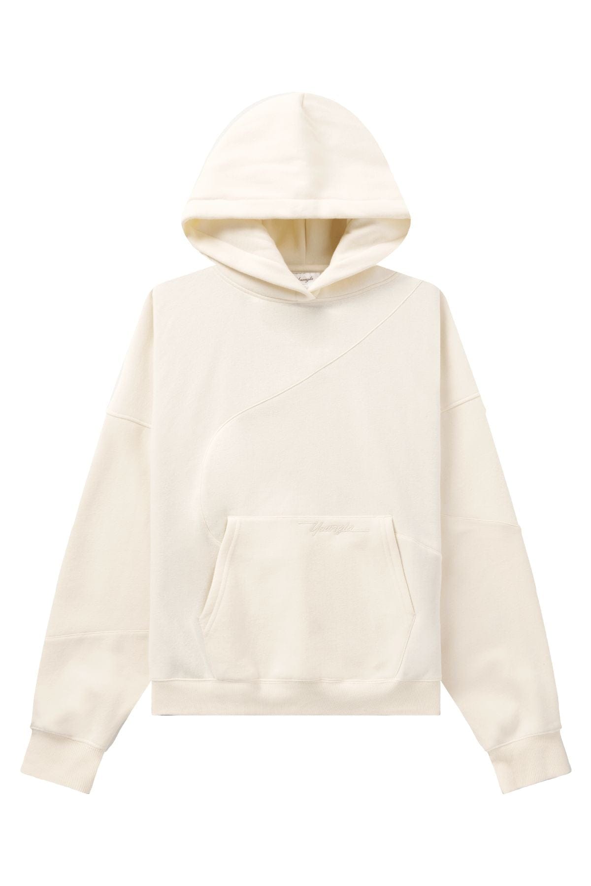 Luamoda Plate Sweat Hoodie アイボリー W558 - Wavy Hoodie